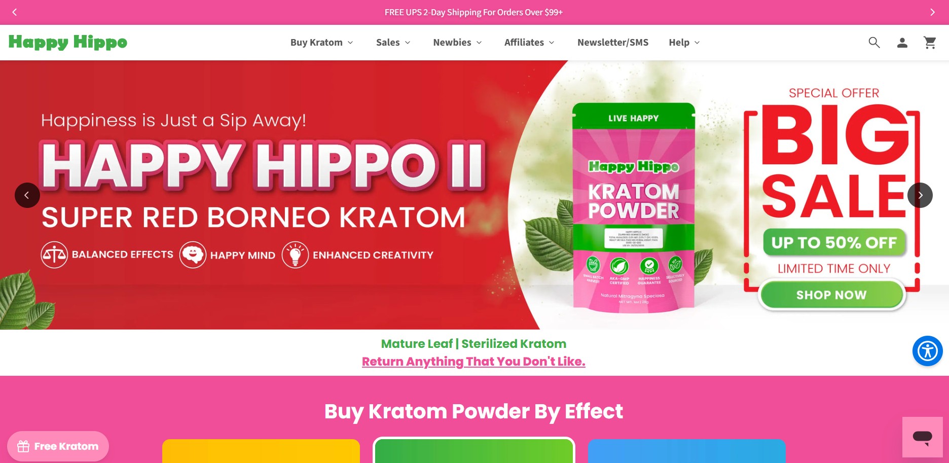 Affiliate program Happy Hippo Herbals