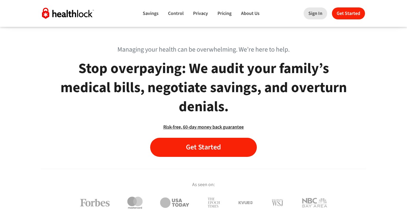 Affiliate program HealthLock