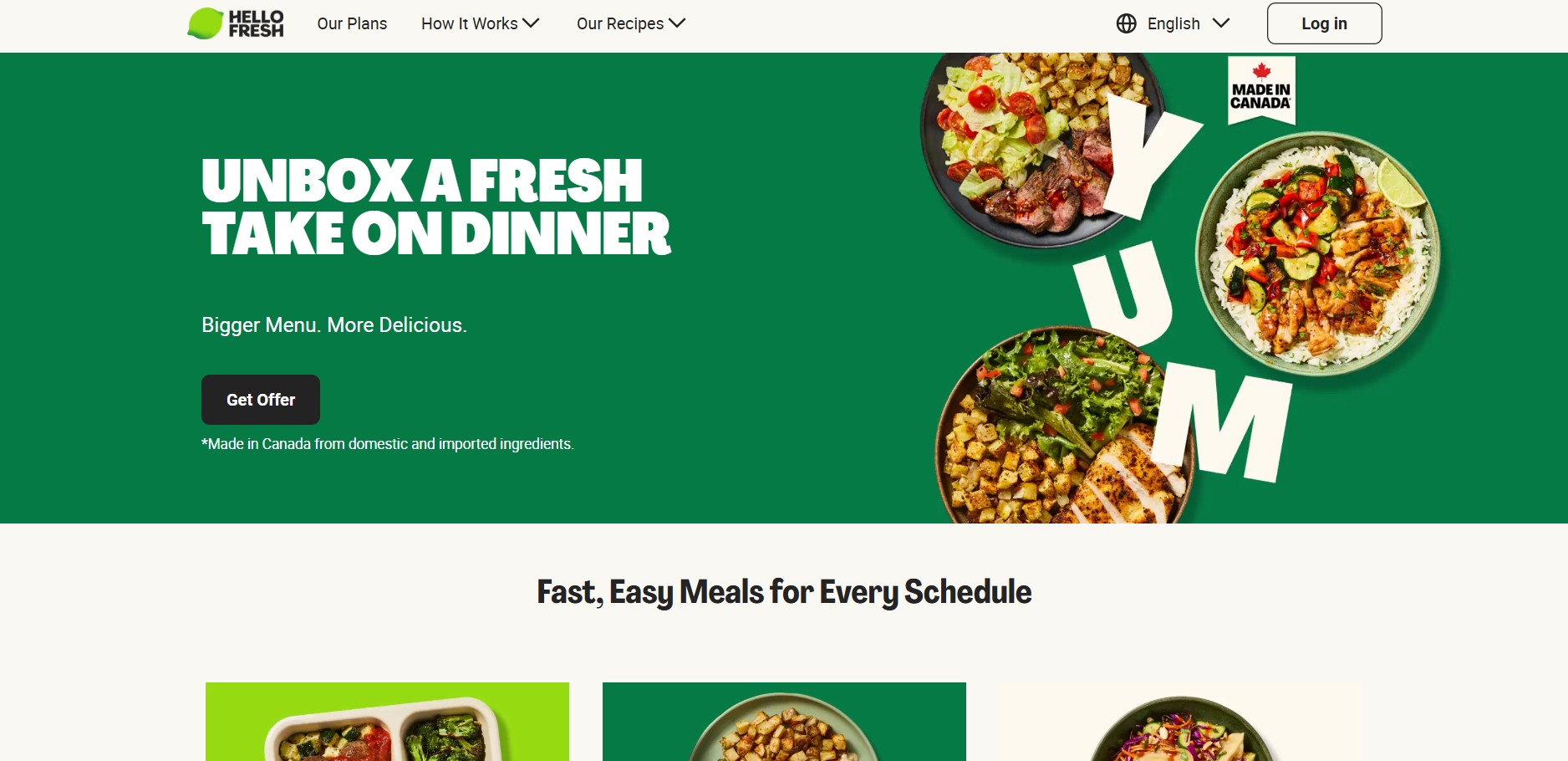 Affiliate program HelloFresh Kanada