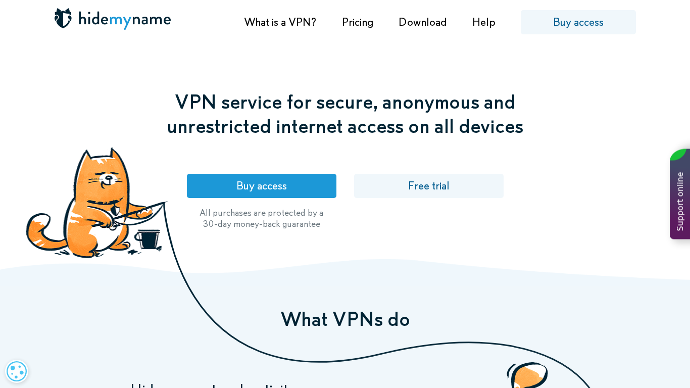 Affiliate program HideMy.Name