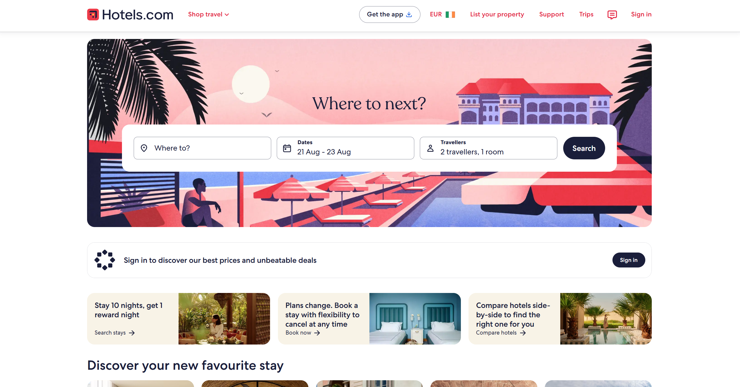 Hotels.com partnerský program