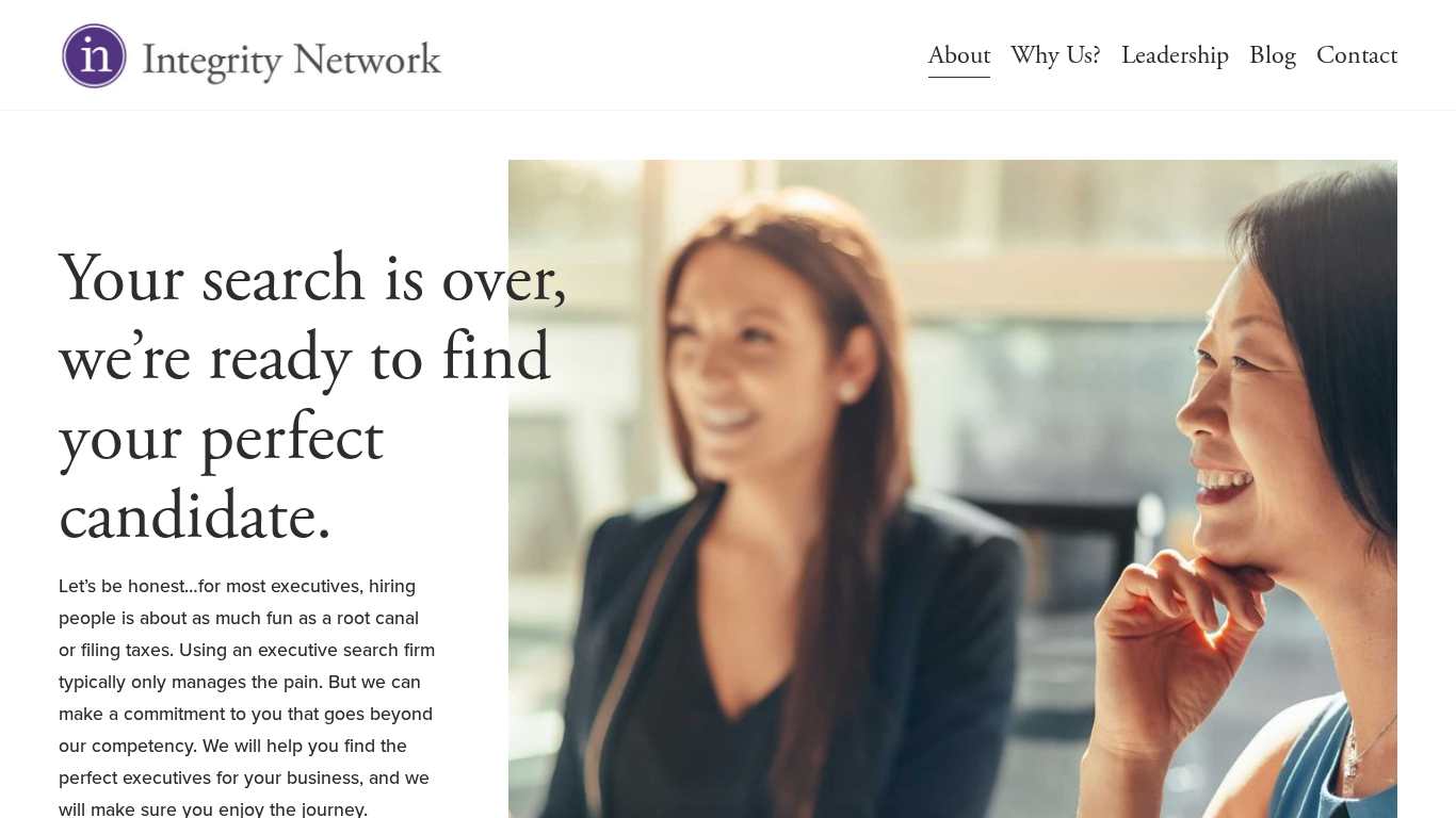 Affiliate program Integrity Network