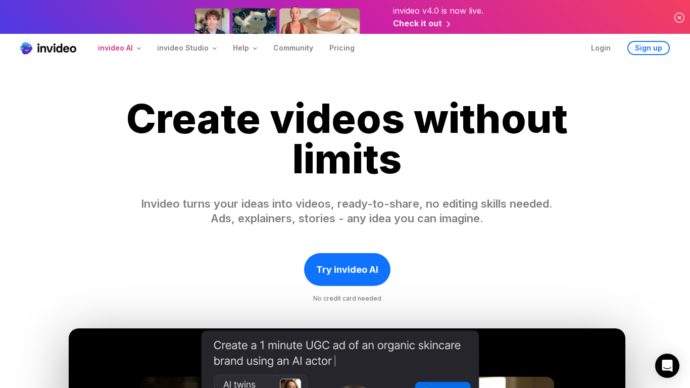 Invideo partnerský program