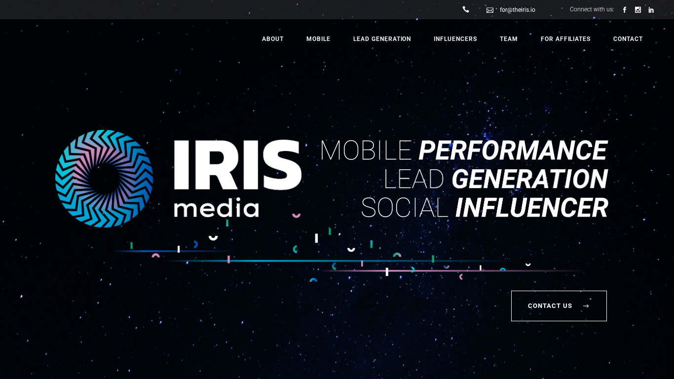 Affiliate program Iris Media