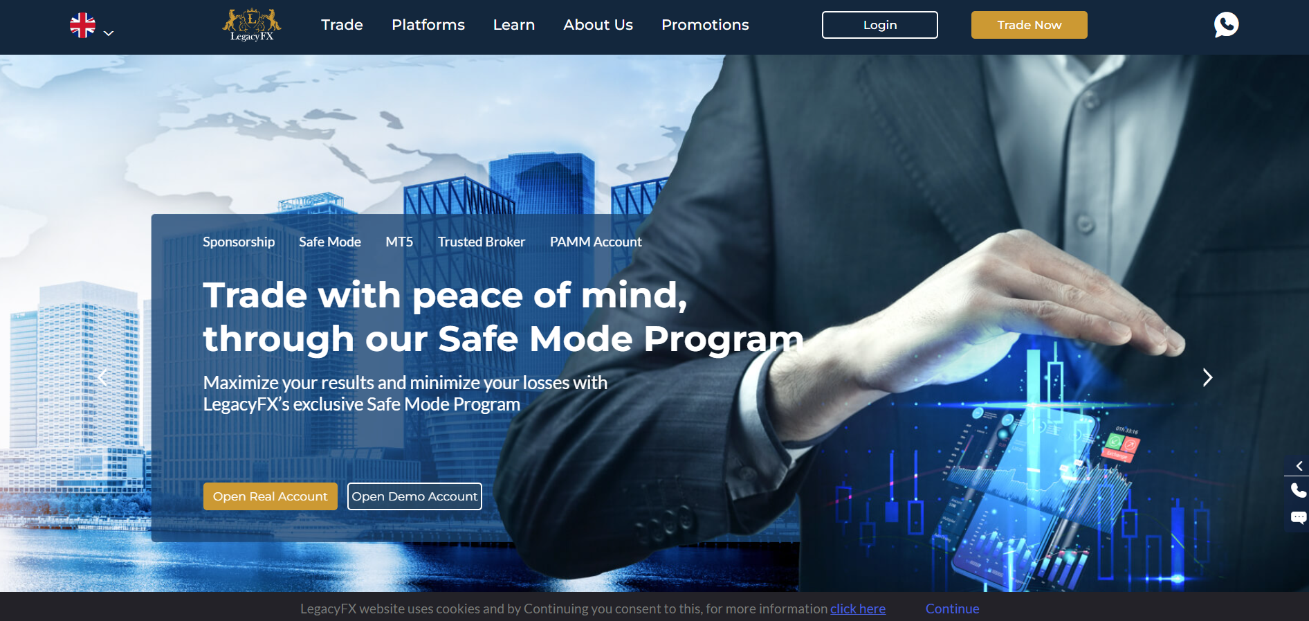 Affiliate program LegacyFX