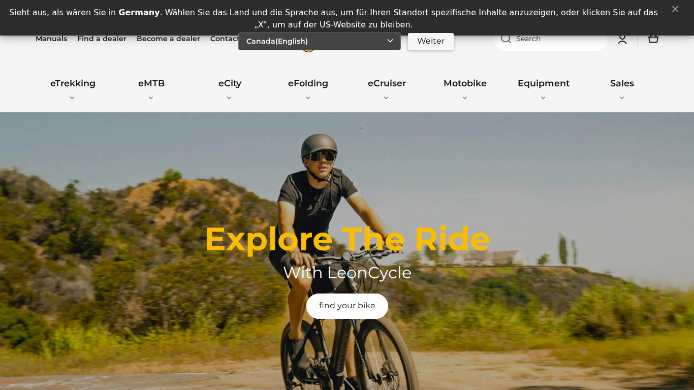 Affiliate program Leon Cycle USA