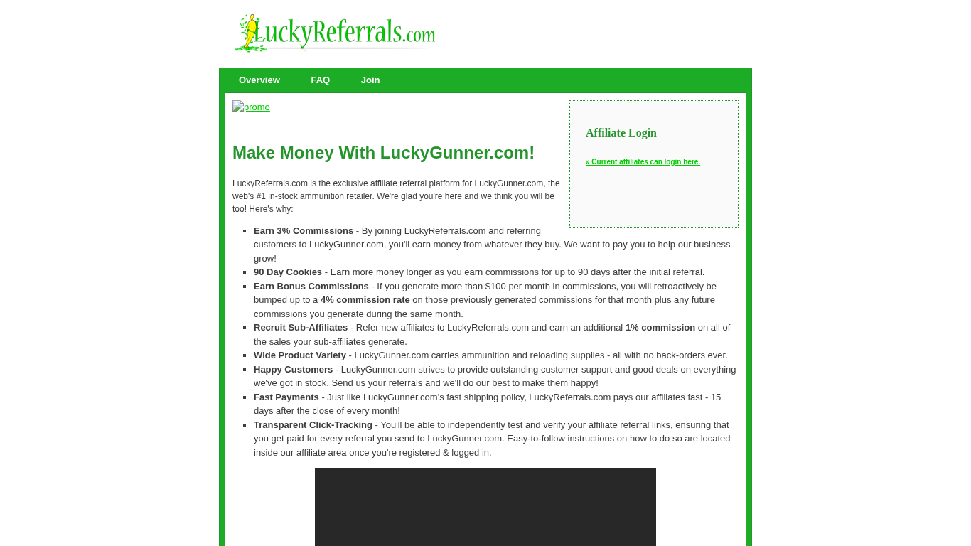 Partnerský program LuckyReferrals
