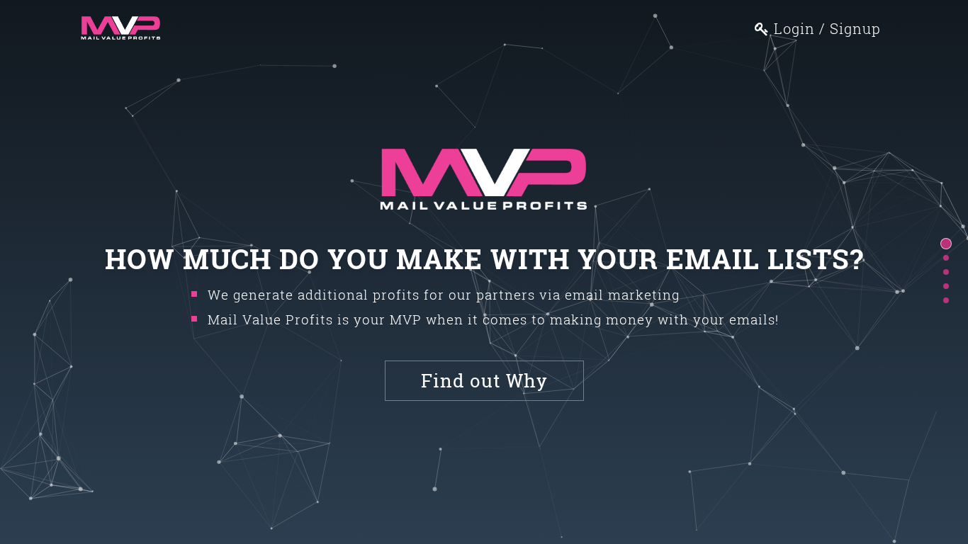 Affiliate program Mail Value Profits