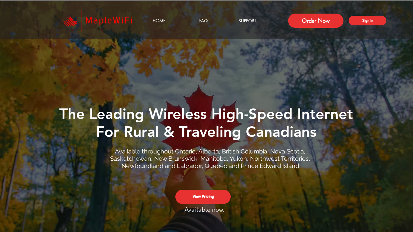Affiliate program MapleWiFi
