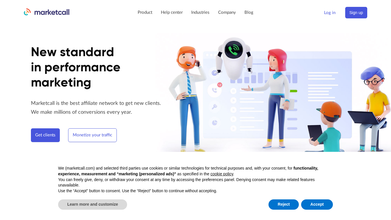 Affiliate program Marketcall