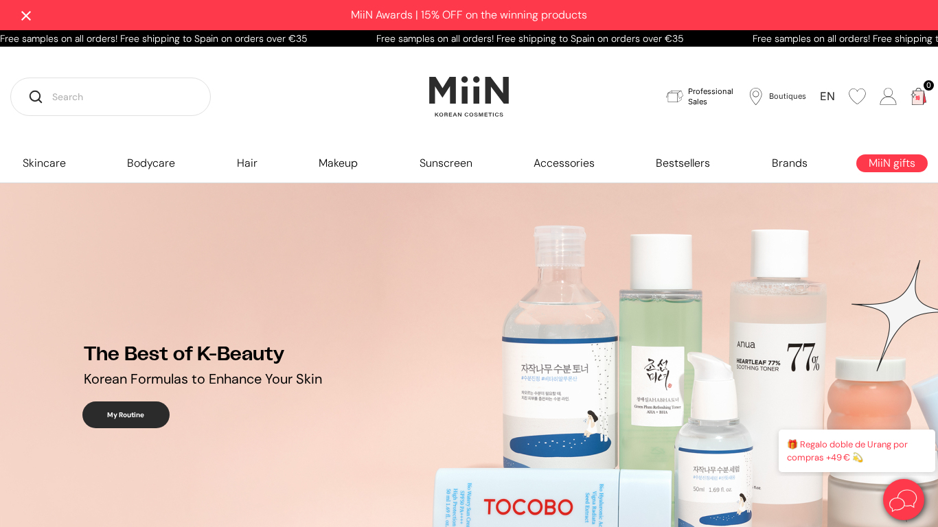 Partnerský program MiiN Korean Cosmetics