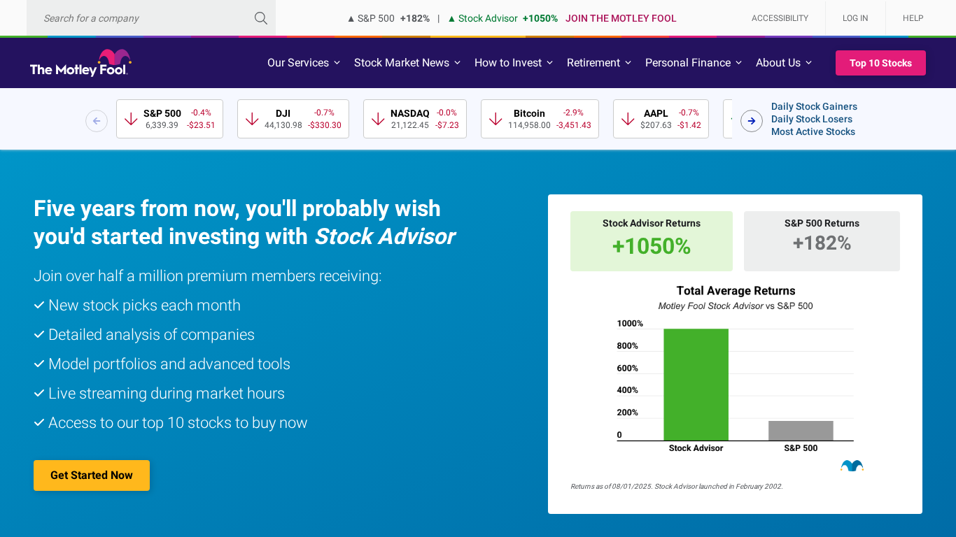 Partnerský program Motley Fool
