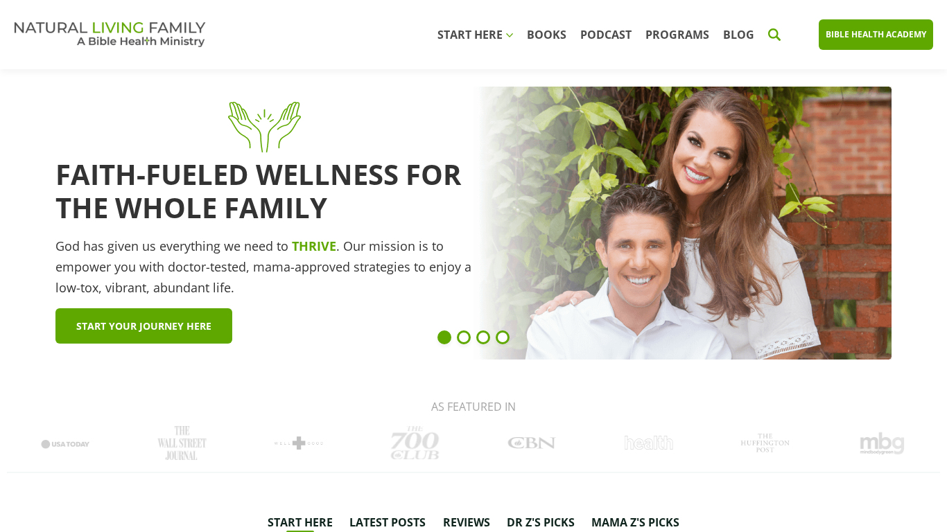 Affiliate program Natural Living Family