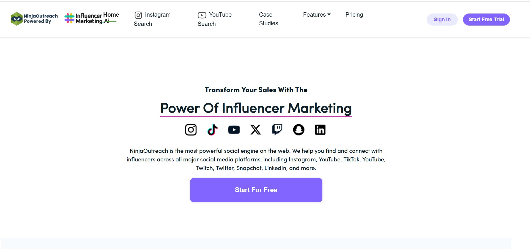 Affiliate program NinjaOutreach