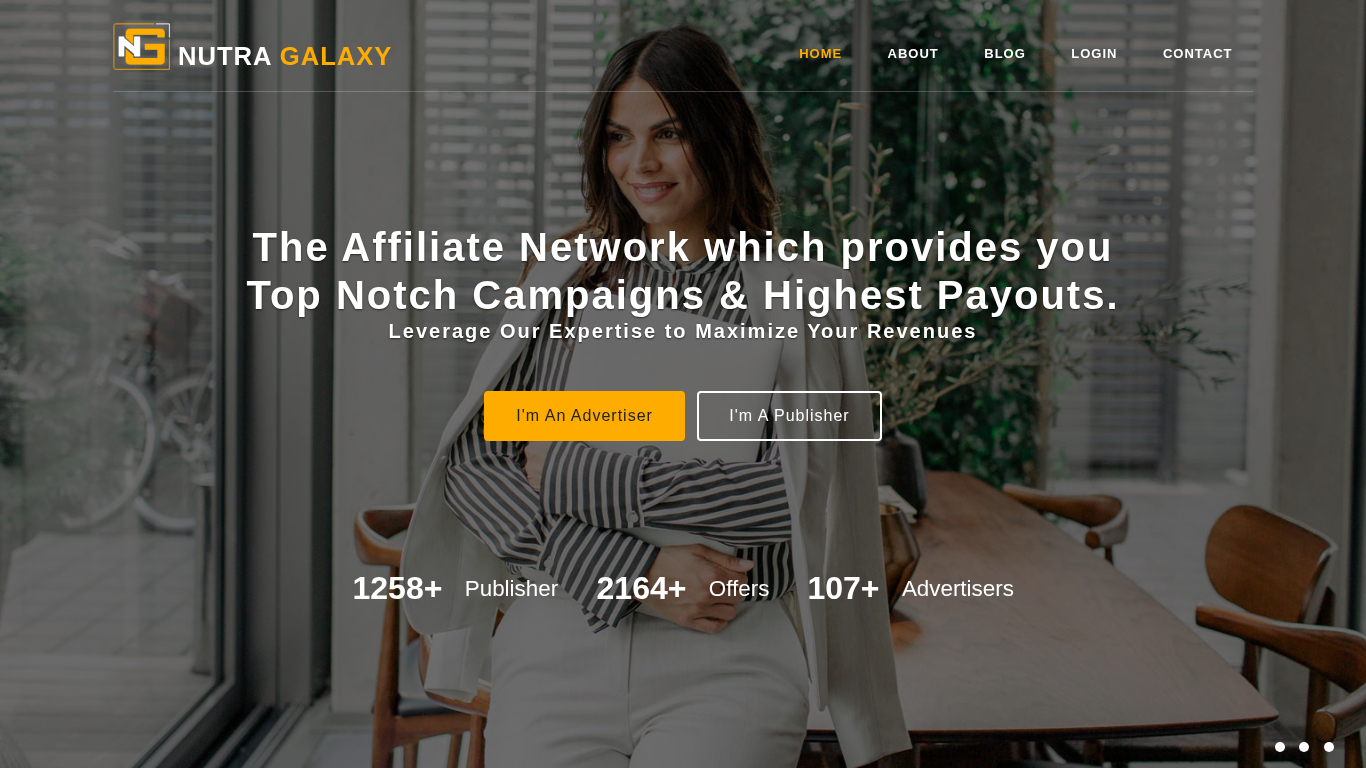 Affiliate program Nutra Galaxy