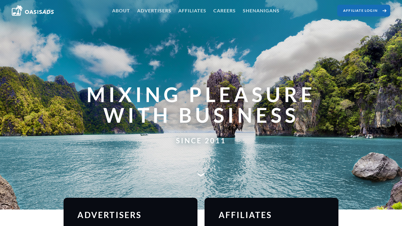 Affiliate program Oasis Ads Media