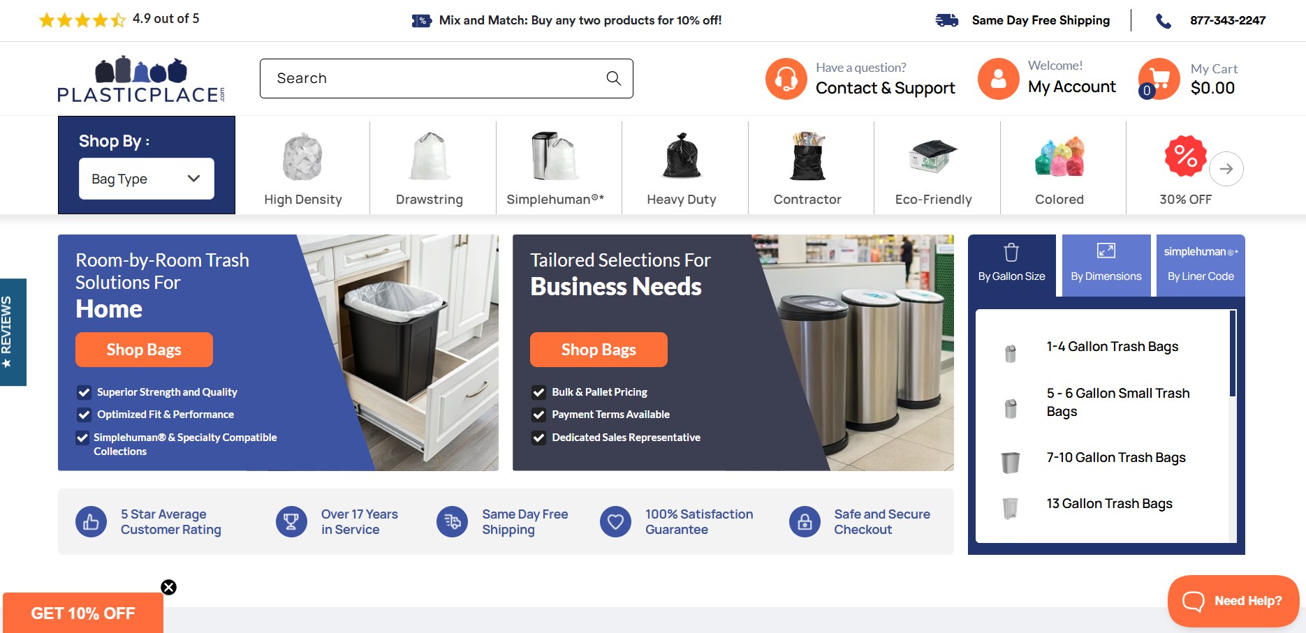 Affiliate program PlasticPlace