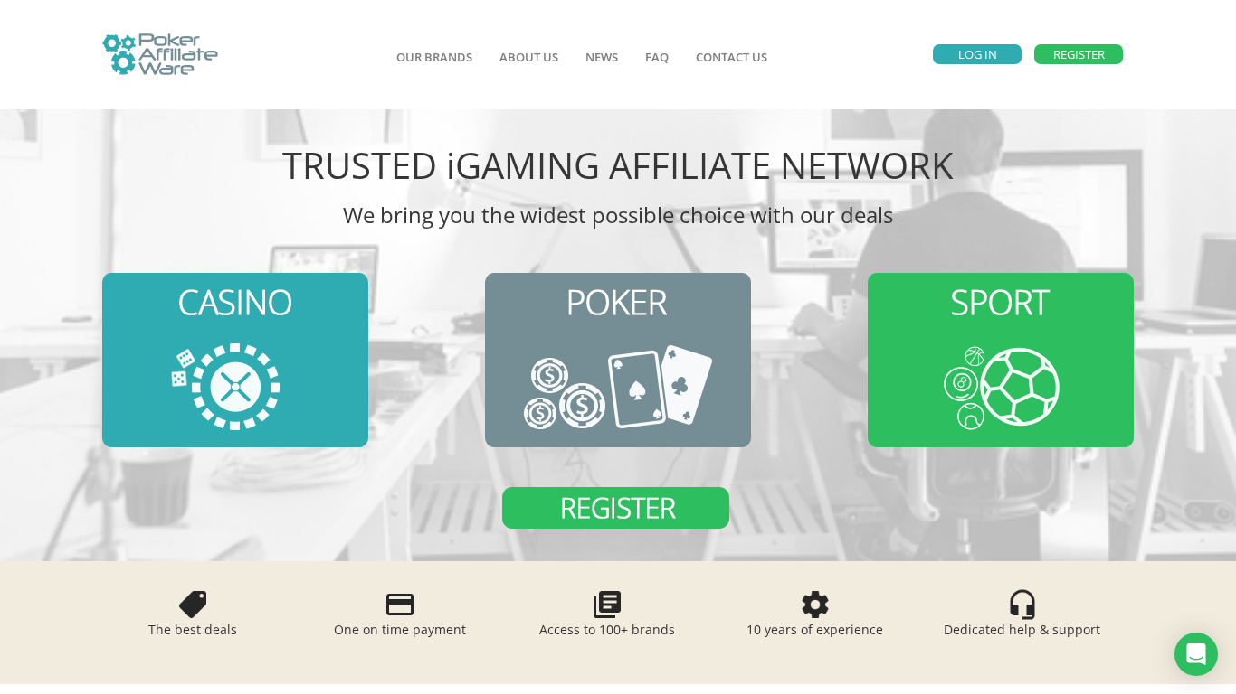 PokerAffiliateWare partnerský program