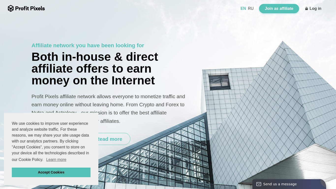 Affiliate program Profit Pixels