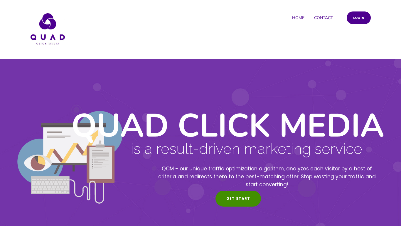 Affiliate program Quad Click Media