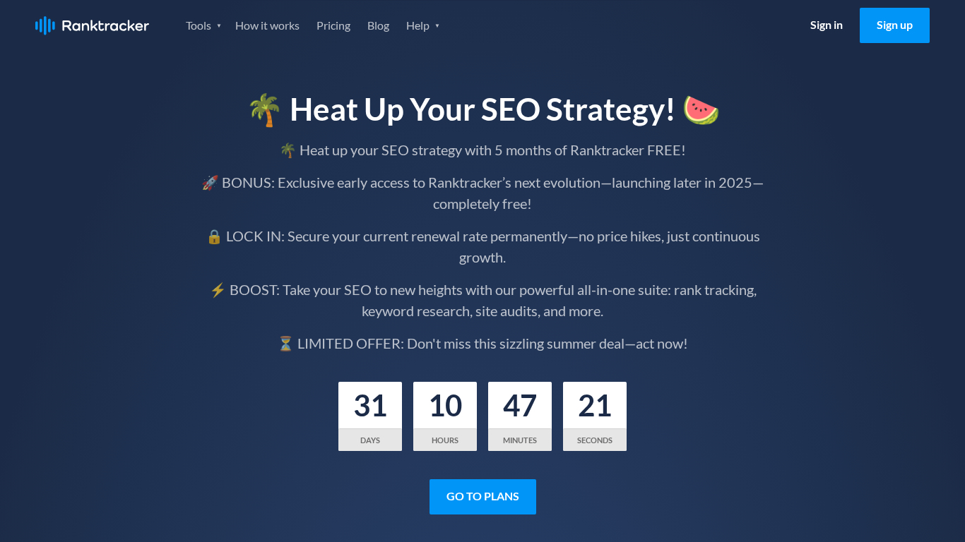 Partnerský program Ranktracker