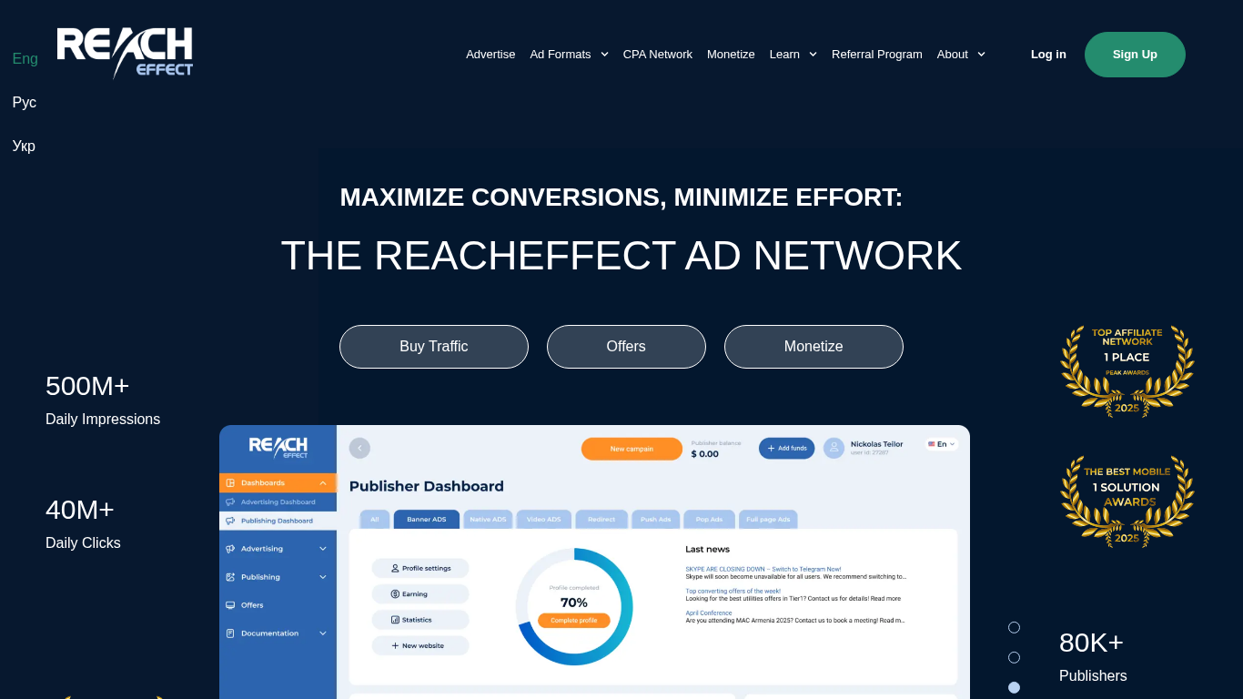 Reacheffect partnerský program