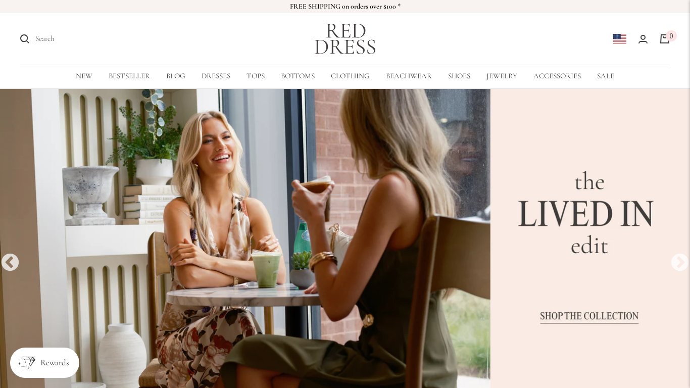 Affiliate program Red Dress Boutique