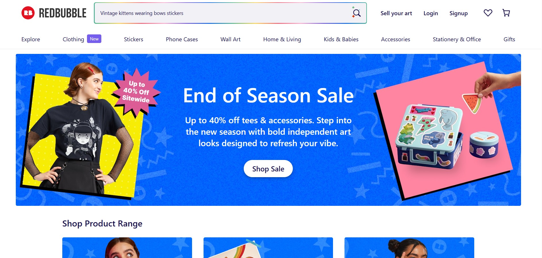 Affiliate program Redbubble