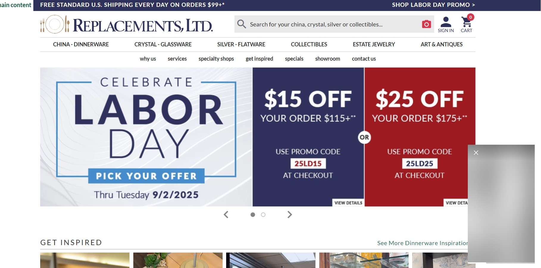 Partnerský program Replacements