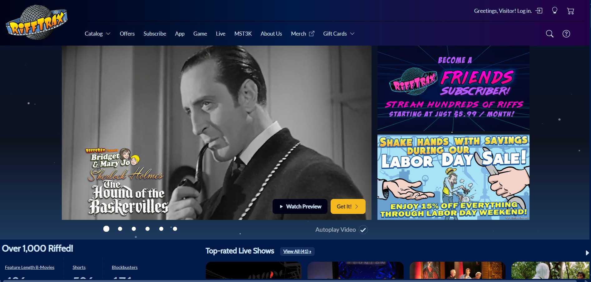 RiffTrax partnerský program