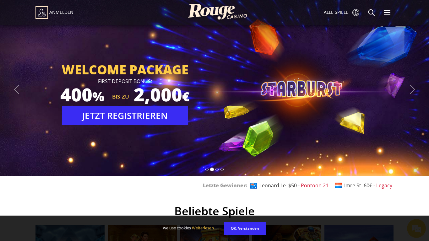 Partnerský program Rouge Casino