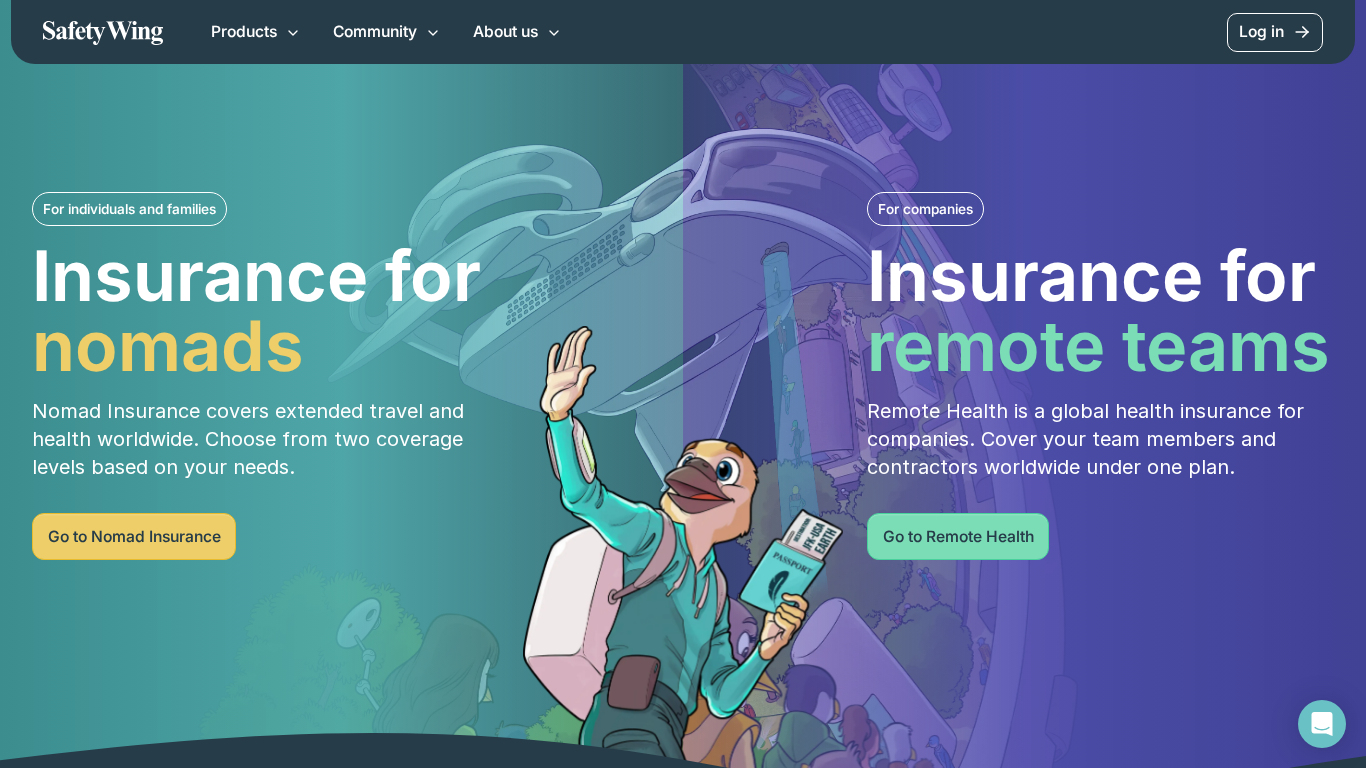 Affiliate program SafetyWing