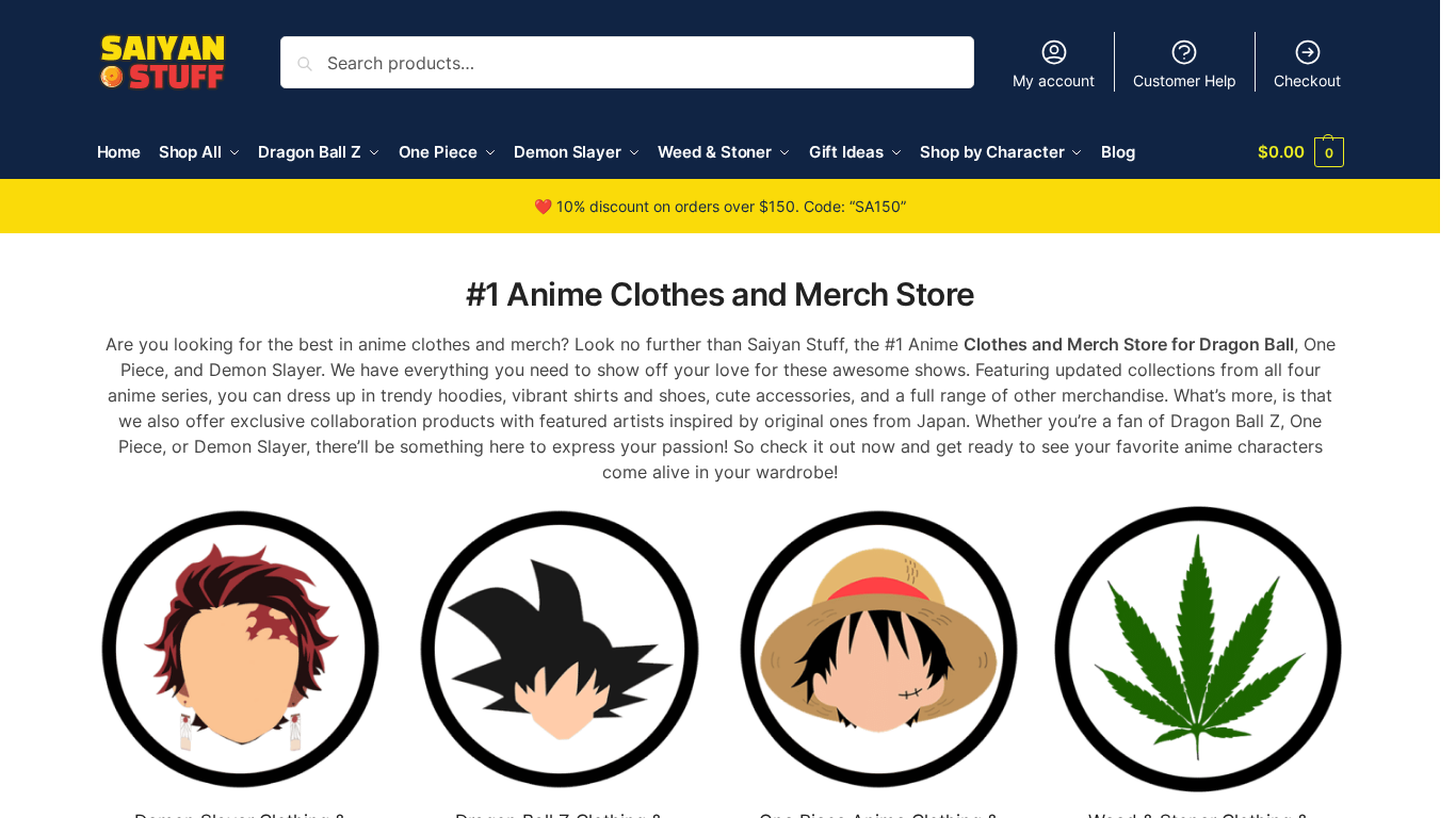 Affiliate program Saiyan Stuff
