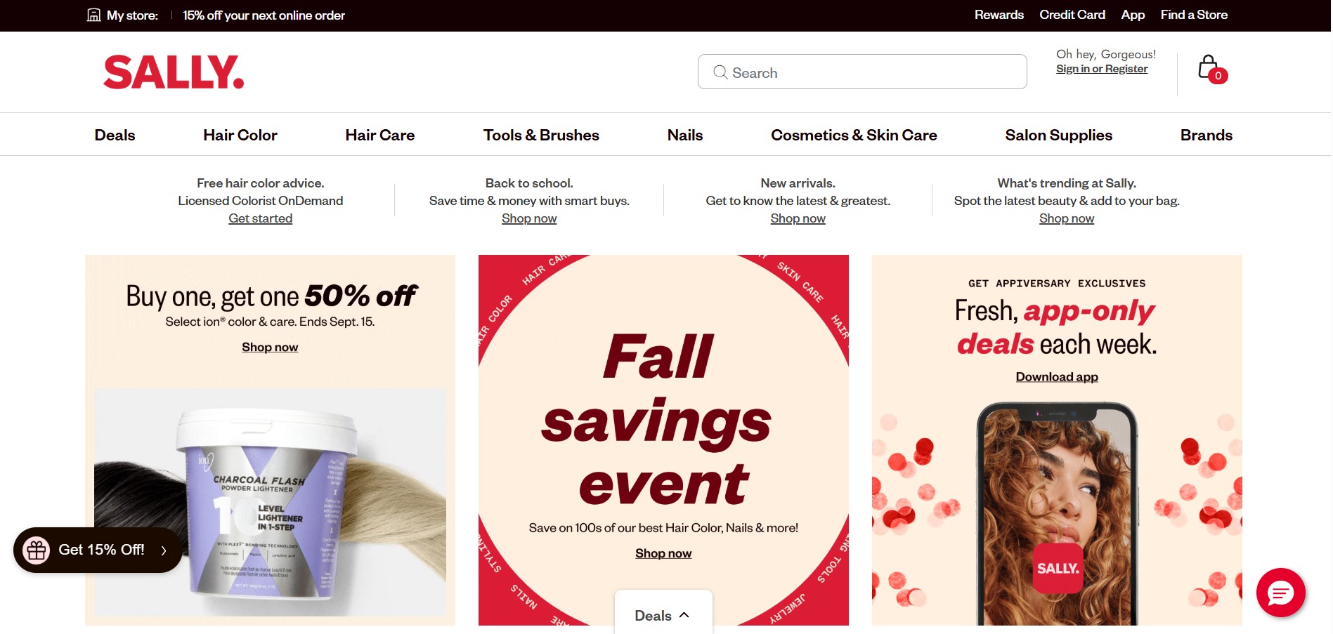 Affiliate program Sally Beauty