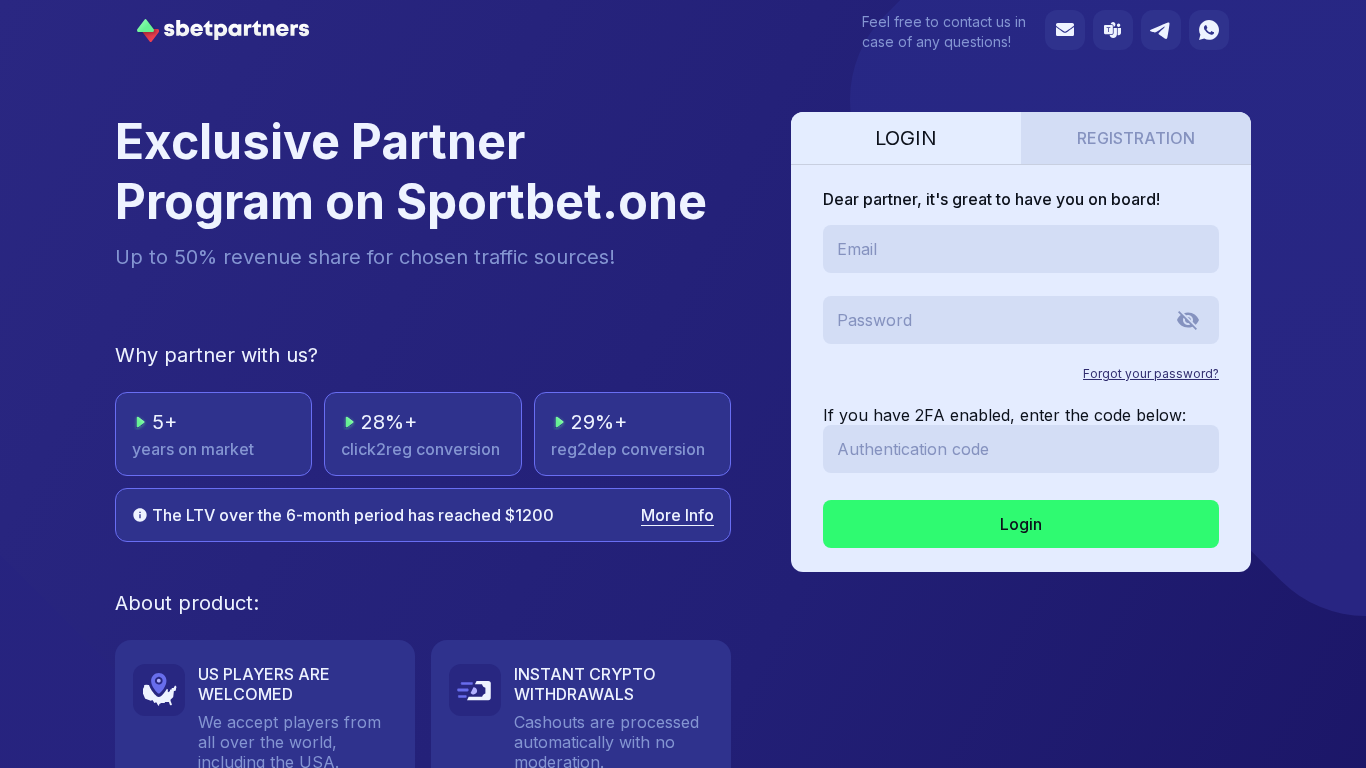 Partnerský program SBETPARTNERS