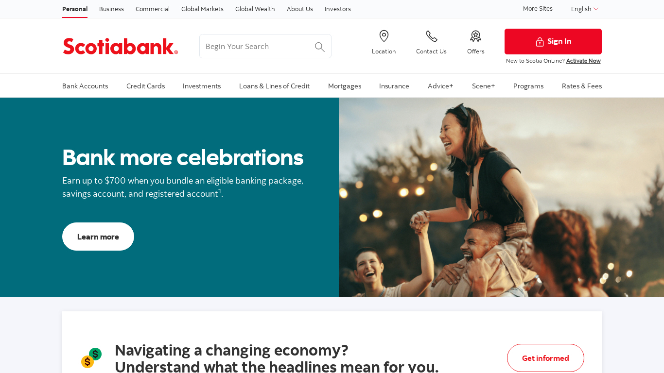 Affiliate program Scotiabank