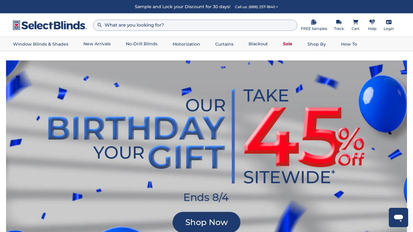 Affiliate program SelectBlinds