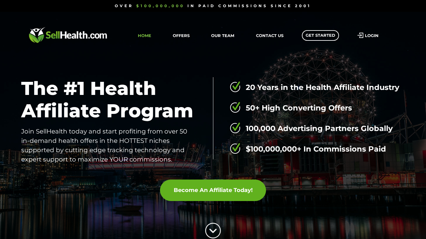 Affiliate program SellHealth