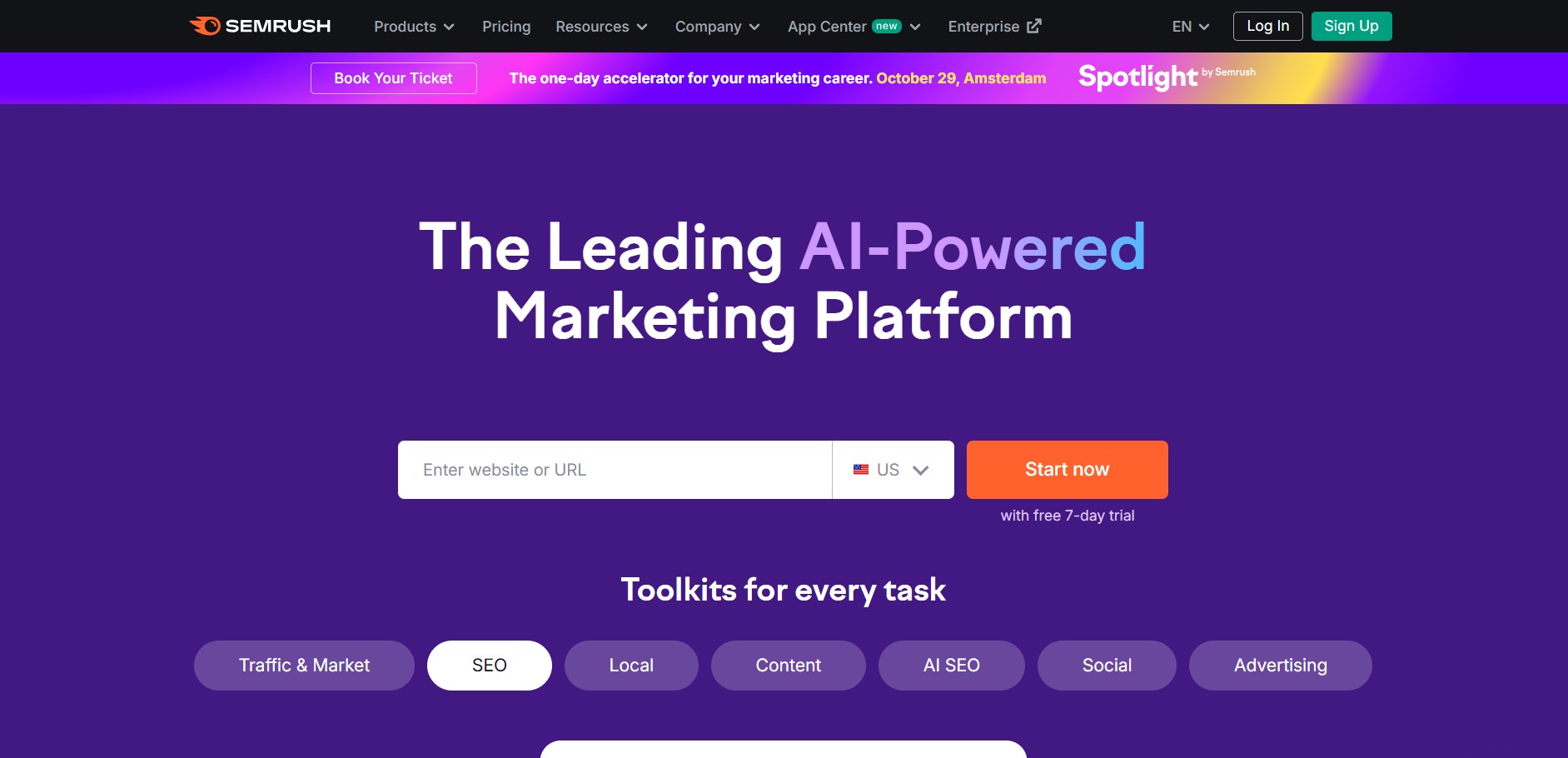 Affiliate program Semrush