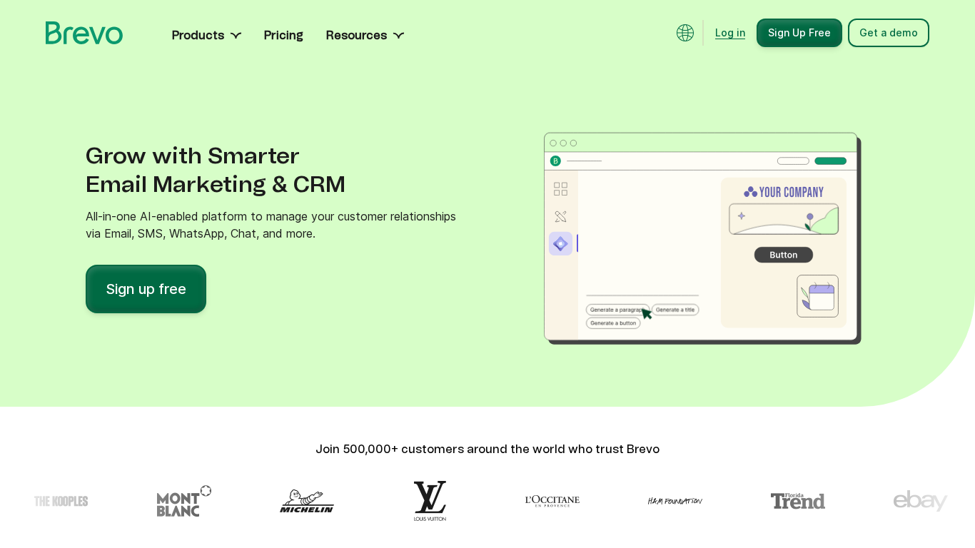 Affiliate program Sendinblue