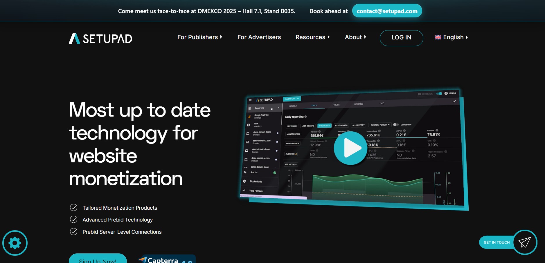 Affiliate program Setupad