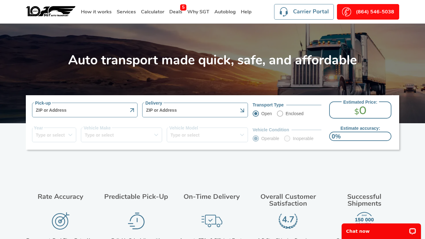 Partnerský program SGT Auto Transport