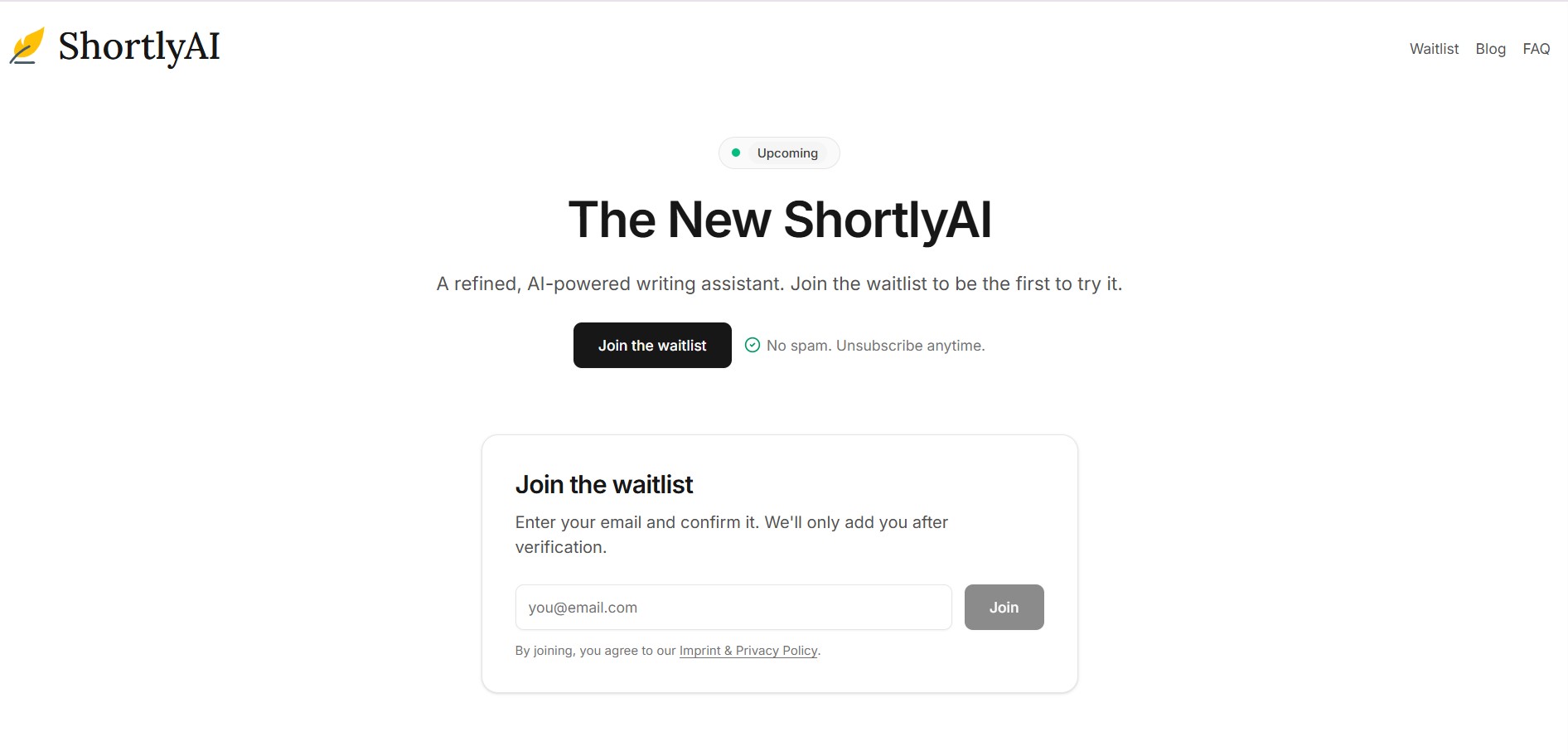 Affiliate program ShortlyAI