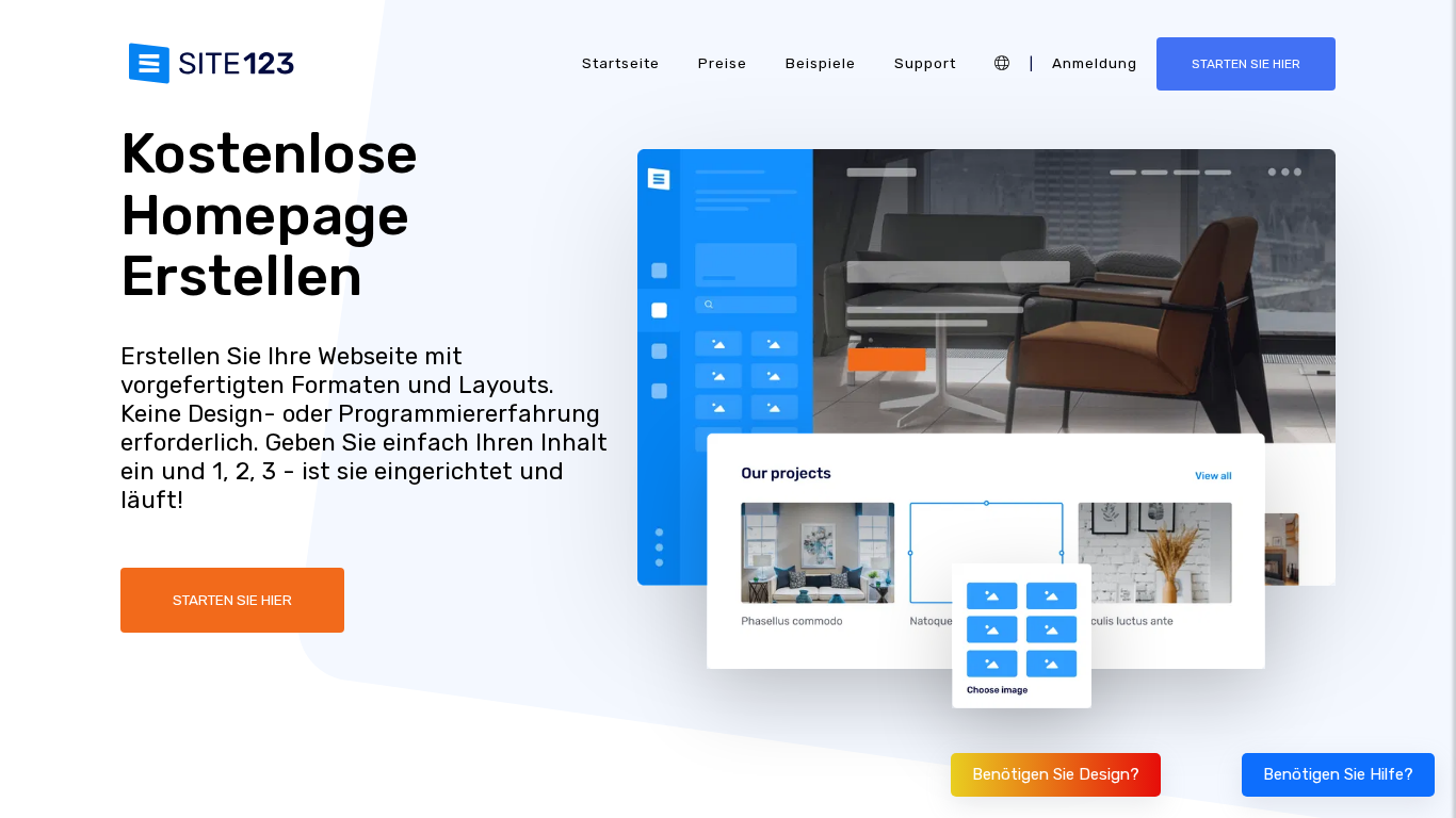 Affiliate program SITE123