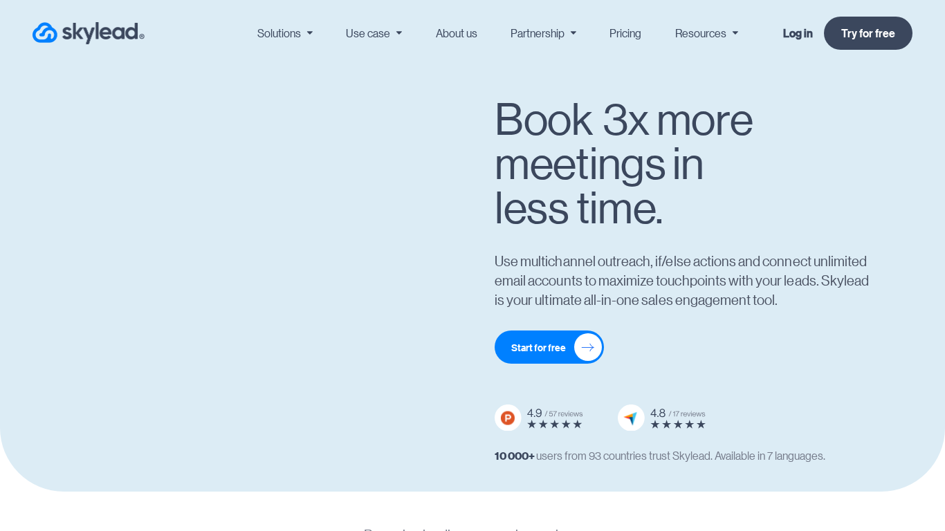 SkyLead partnerský program