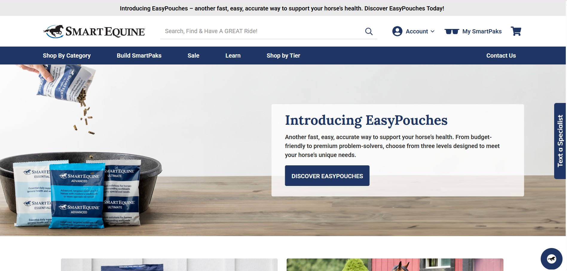 Affiliate program SmartPak Equine