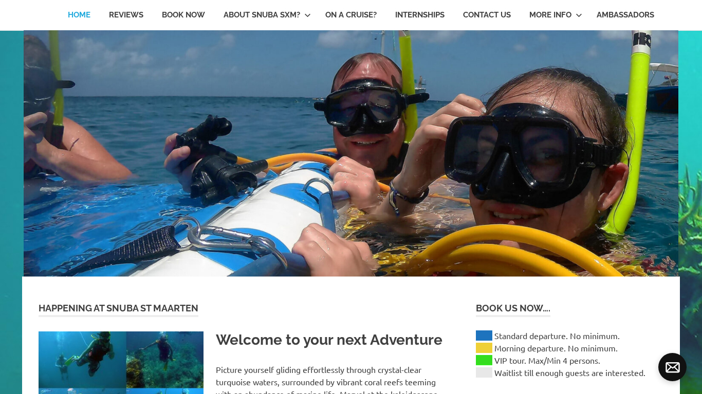 Affiliate program SNUBA SXM