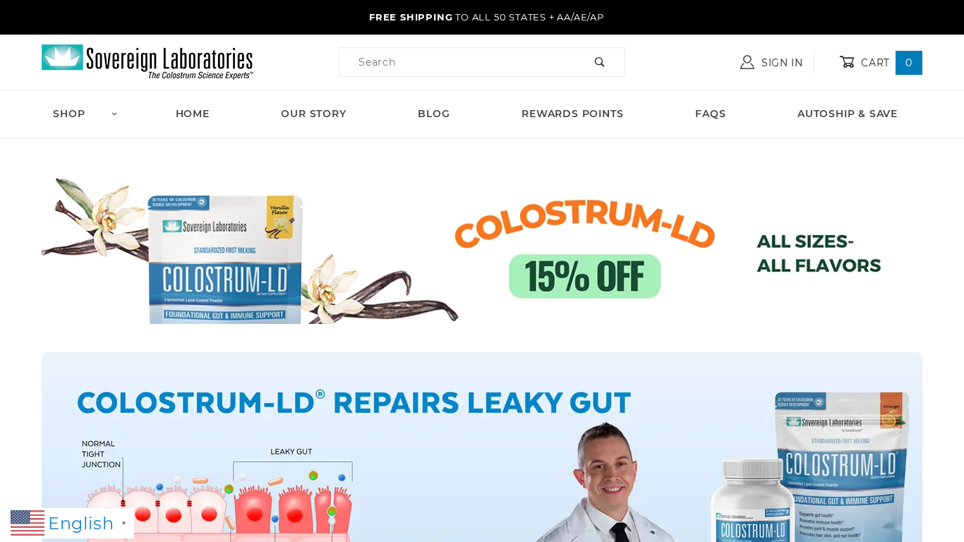 Affiliate program Sovereign Laboratories