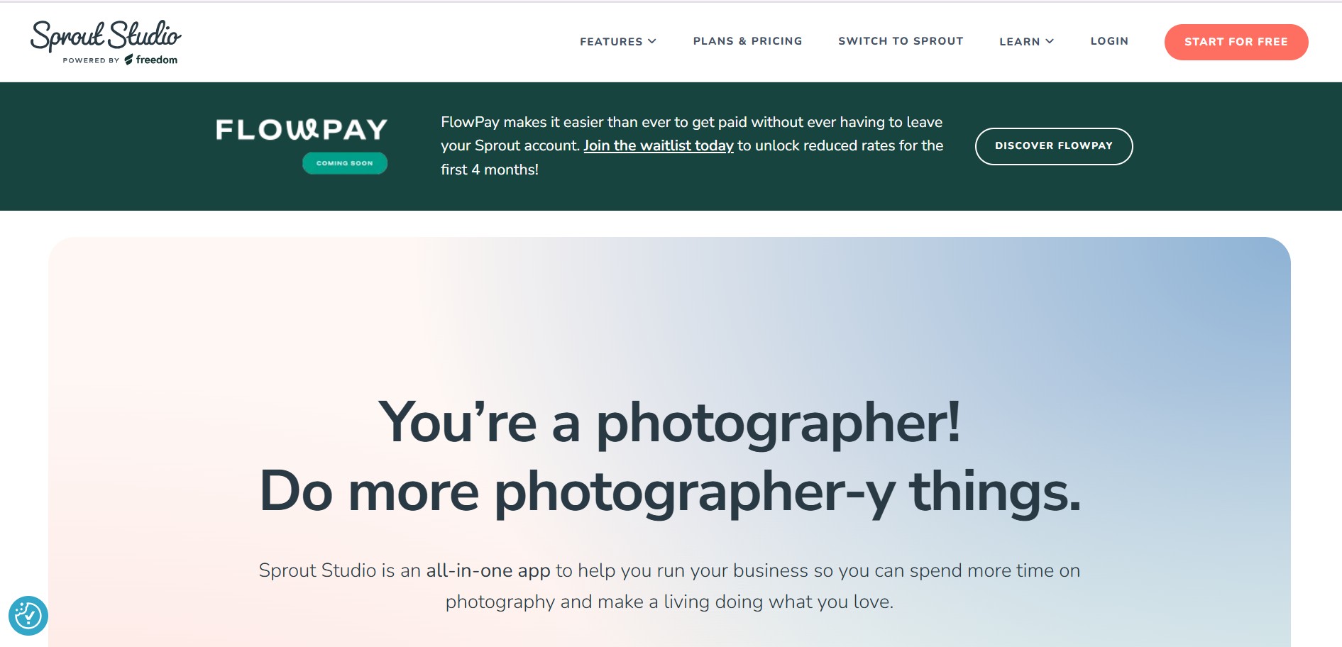 Affiliate program Sprout Studio