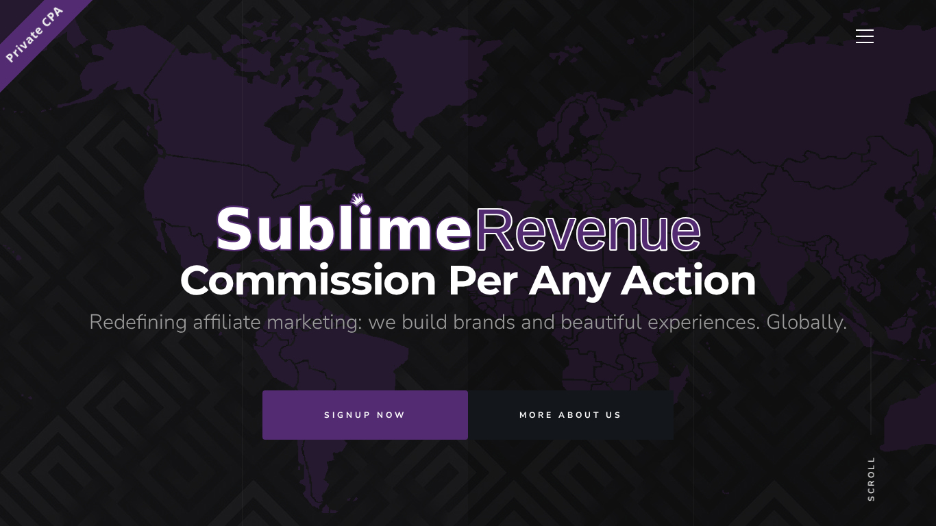 Affiliate program Sublime Revenue